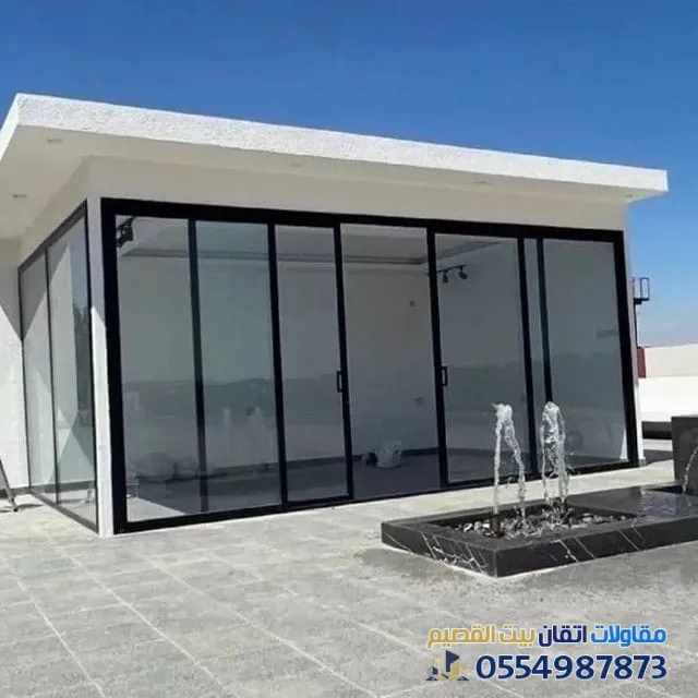 تصاميم ملاحق خارجية مودرن بحي الشماس في بريدة|دليل الفخامة لعام 2026